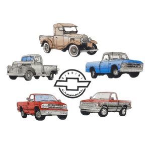 GENUINE CHEVROLET t-shirt TRUCKS graphic on rear Men's XL NEW NWOT 50/50 cotton/